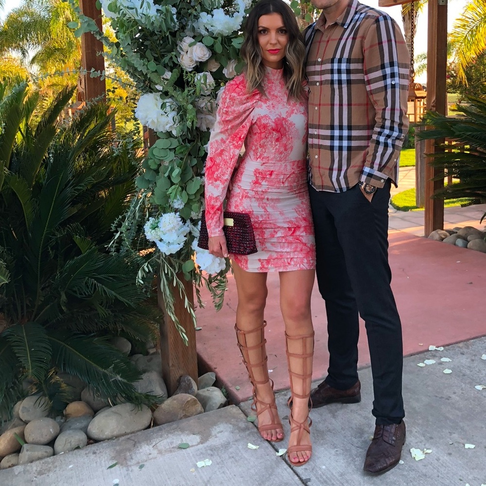 In the Style French Toile Mini Dress
